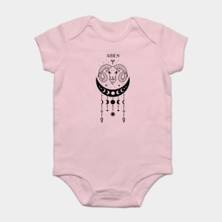 Aries star sign; gift for Aries; Aries birthday; Aries zodiac; Aries horoscope; Aries zodiac sign; April birthday Baby Bodysuit